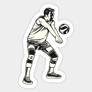 Volleyball Player Sticker